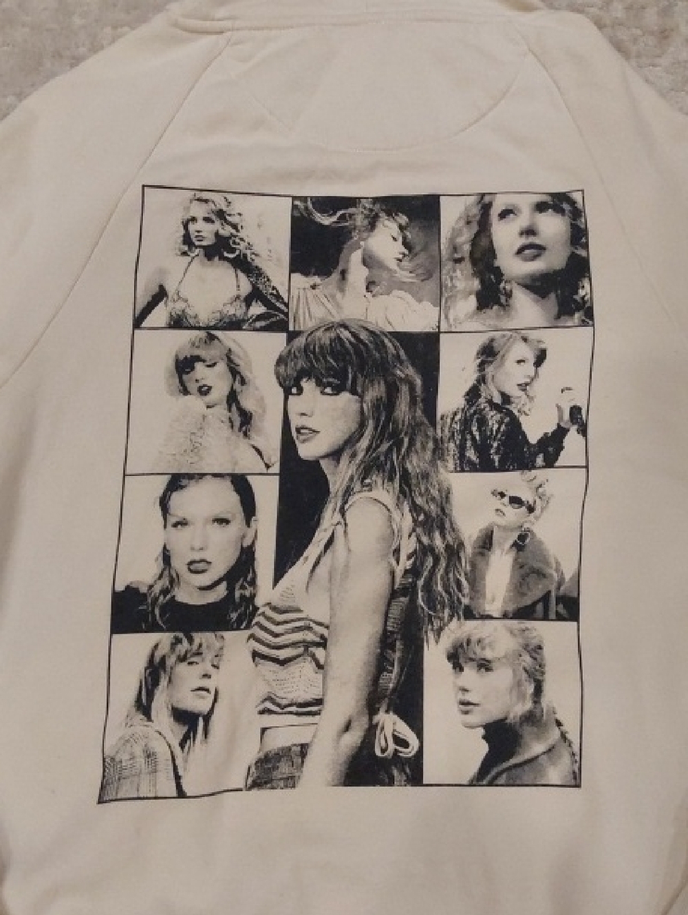 Taylor Swift  The Eras Tour  Beige Hoodie Size M - Picture 3 of 13